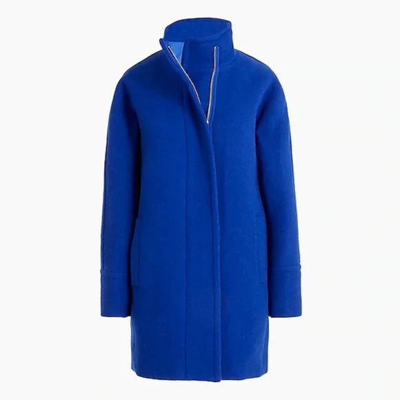 J. Crew Stadium Cloth Wool Cocoon Coat - Picture 1 of 8